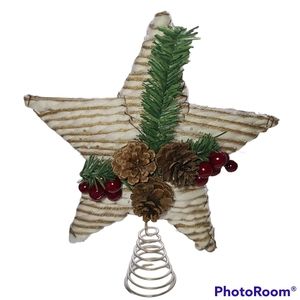 Rustic Christmas Tree Topper